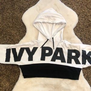 Ivy Park long sleeve-crop top hoodie